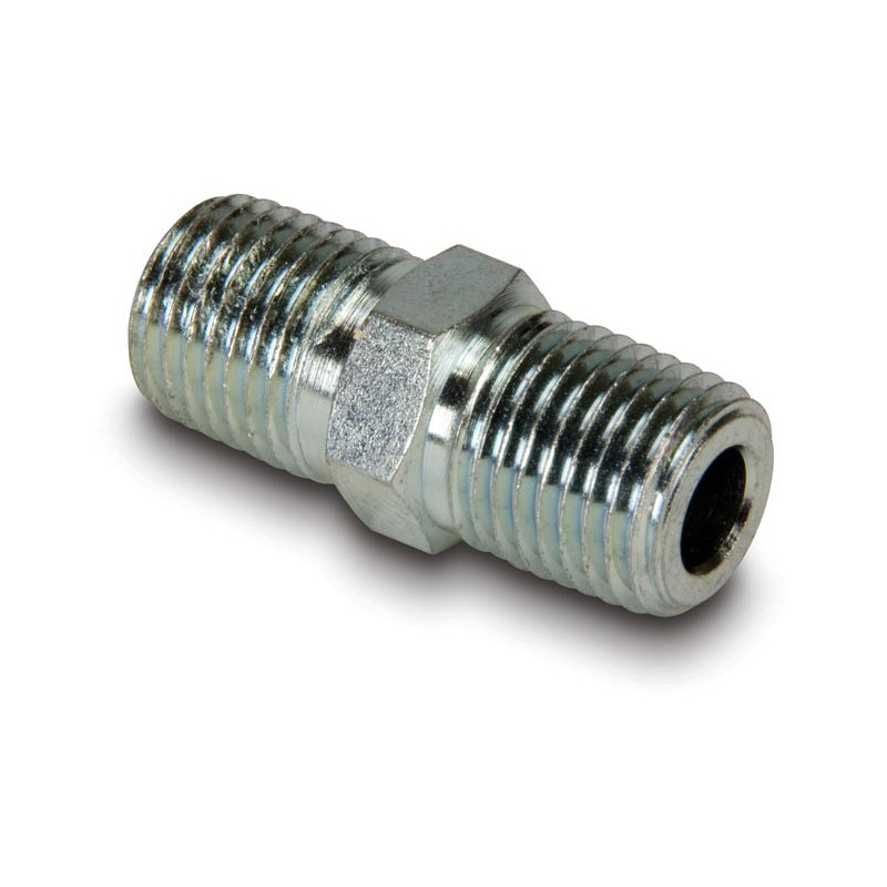  Raccord haute pression, prise hexagonale, pression de fonctionnement maximale de 700 bar, connexion de 1/4" NPTF mâle à 1/4" N
