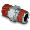  Raccord haute pression, prise hexagonale, pression de fonctionnement maximale de 700 bar, connexion de 3/8" NPTF mâle à 3/8" N