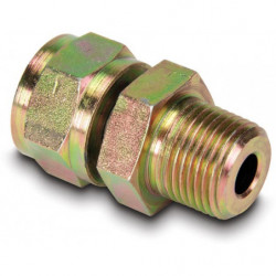 FZ1660, High Pressure Fitting, Swivel, 10,000 psi Maximum Operating Pressure, Connection from 3/8" NPTF Male to 3/8" NPTF Femal