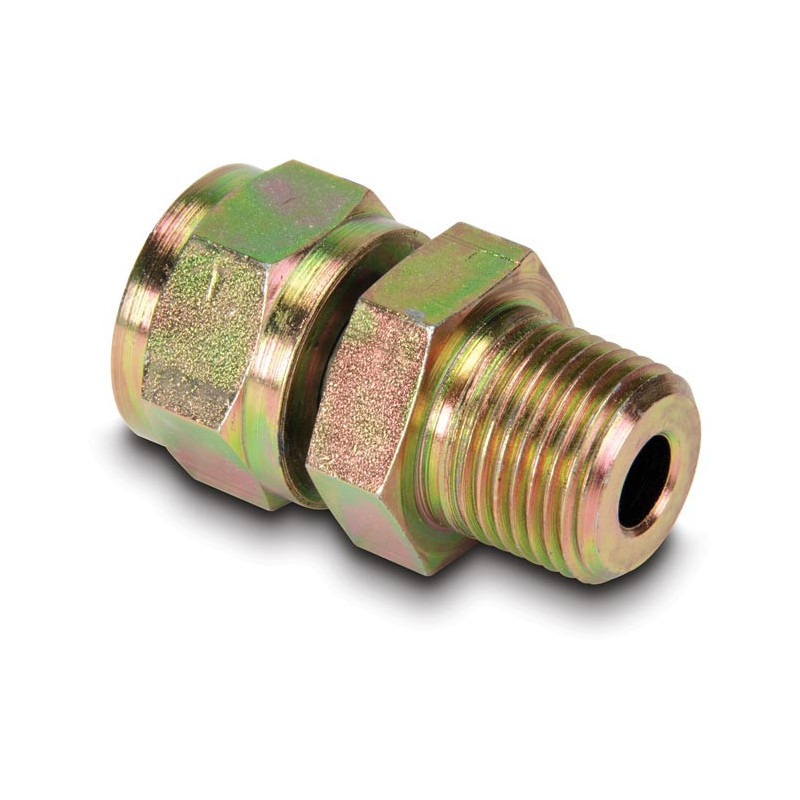 FZ1660, High Pressure Fitting, Swivel, 10,000 psi Maximum Operating Pressure, Connection from 3/8" NPTF Male to 3/8" NPTF Femal