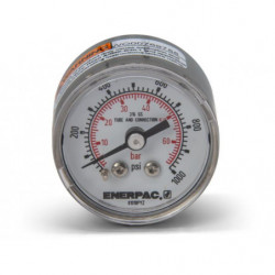 1531R, Hydraulic Pressure Gauge, 1.5 in. Face, Rear Mount, 1,000 maximum psi