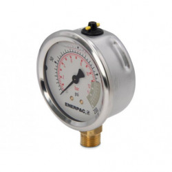 G2511L, Hydraulic Pressure Gauge, 2.50 in. Face, Lower Mount, Glycerine Filled, 200 maximum psi