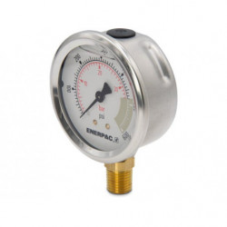 G2513L, Hydraulic Pressure Gauge, 2.50 in. Face, Lower Mount, Glycerine Filled, 600 maximum psi