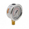 G2515L, Hydraulic Pressure Gauge, 2.50 in. Face, Lower Mount, Glycerine Filled, 2,000 maximum psi