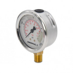 G2515L, Hydraulic Pressure Gauge, 2.50 in. Face, Lower Mount, Glycerine Filled, 2,000 maximum psi