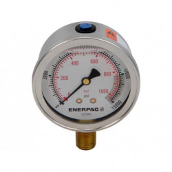 G2536L, Hydraulic Pressure Gauge, 2.50 in. Face, Lower Mount, Glycerine Filled, 15,000 maximum psi