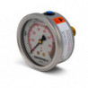 G2537R, Hydraulic Pressure Gauge, 2.50 in. Face, Center Rear Mount, Glycerine Filled, 10,000 maximum psi