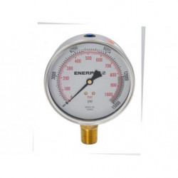 G4040L, Hydraulic Pressure Gauge, 4.0 in. Face,  Lower Mount, Glycerine Filled, 15,000 maximum psi