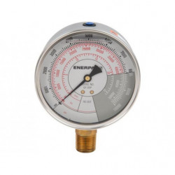 GF20P, Hydraulic Force and Pressure Gauge, Imperial Scale, for use with 25 Ton Cylinders