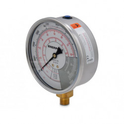 GF871P, Hydraulic Force and Pressure Gauge, Imperial Scale, for use with 100 Ton Cylinders