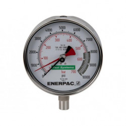 T6007L, Test System Gauge, Stainless Steel, 10,000 maximum psi