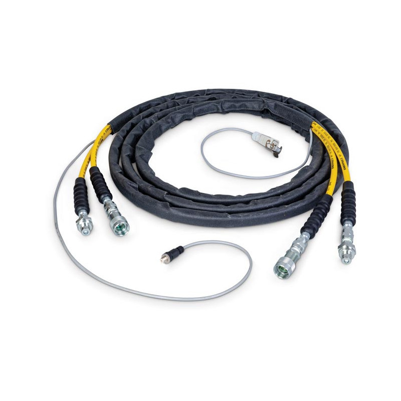 CH720EC, 20 ft., Twin Hose with Sheath and Electric cable for ZE64 Cutter Pump