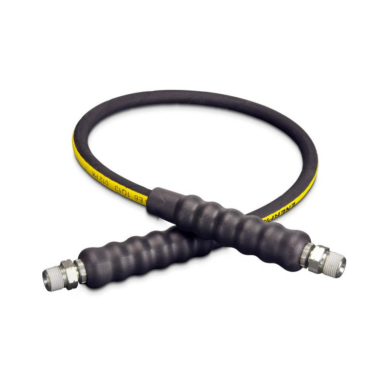 H9203, 3 ft., Heavy-duty Rubber High Pressure Hydraulic Hose, .25 in. Internal Diameter