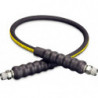 H9203, 3 ft., Heavy-duty Rubber High Pressure Hydraulic Hose, .25 in. Internal Diameter