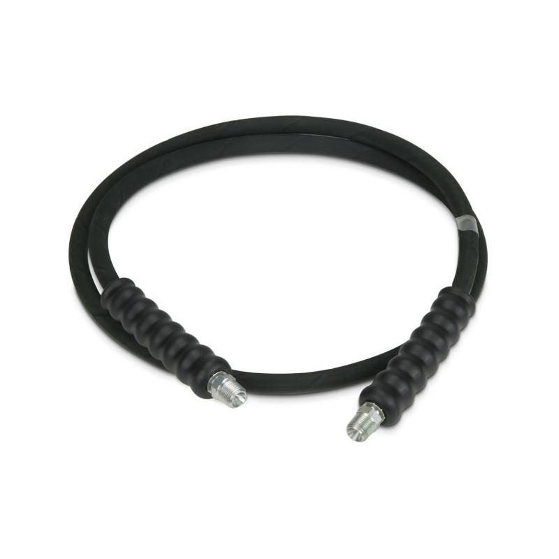 H9206, 6 ft., Heavy-duty Rubber High Pressure Hydraulic Hose, .25 in. Internal Diameter