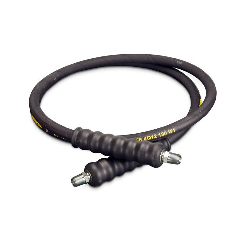 H9206Q, 6 ft.,  Heavy-duty Rubber High Pressure Hydraulic Hose, .25 in. Internal Diameter