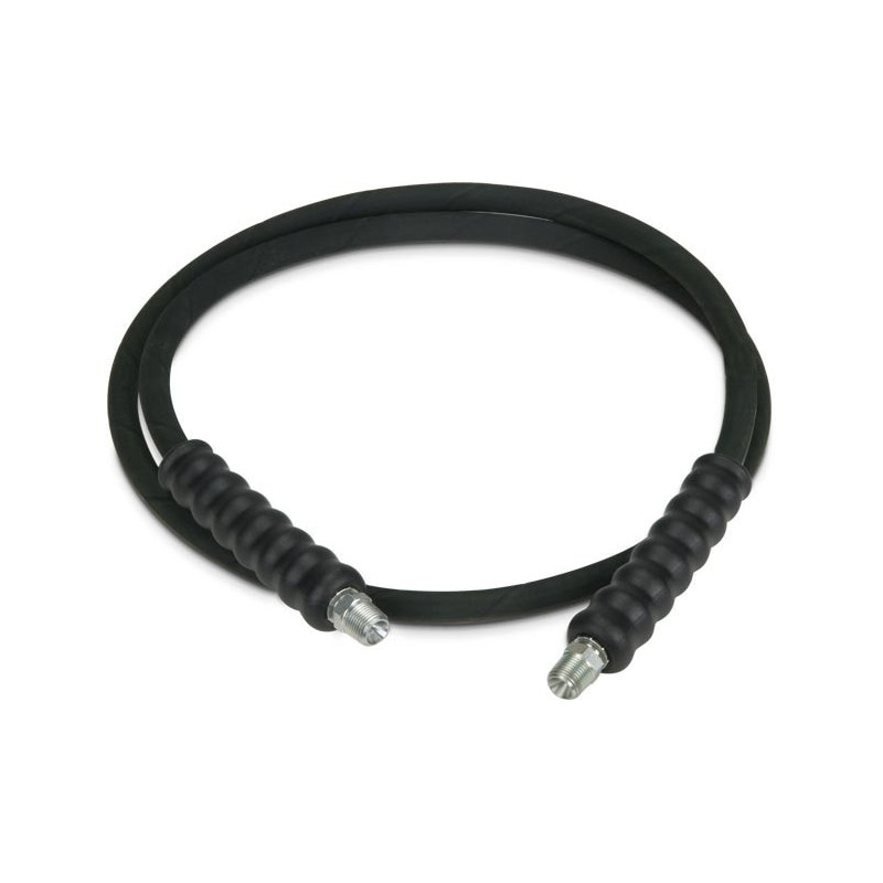 H9206S, 6 ft., Heavy-duty Rubber High Pressure Hydraulic Hose, .25 in. Internal Diameter