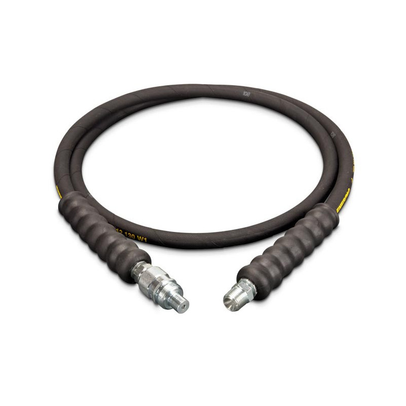 HA9206, 6 ft., Heavy-duty Rubber High Pressure Hydraulic Hose, .25 in. Internal Diameter