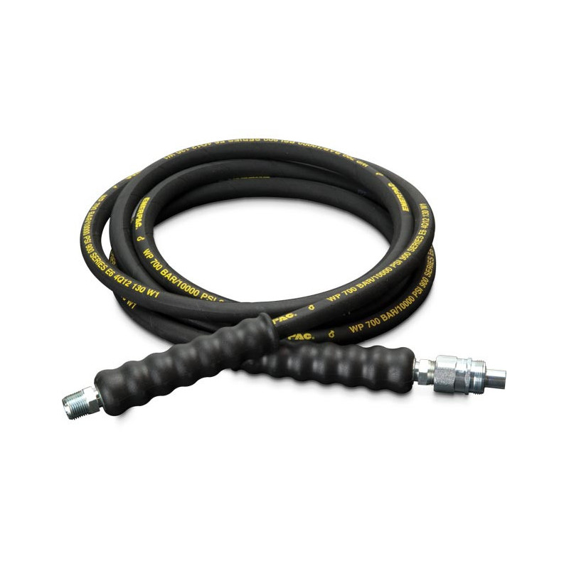 HA9210B, 10 ft., Heavy-duty Rubber High Pressure Hydraulic Hose, .25 in. Internal Diameter