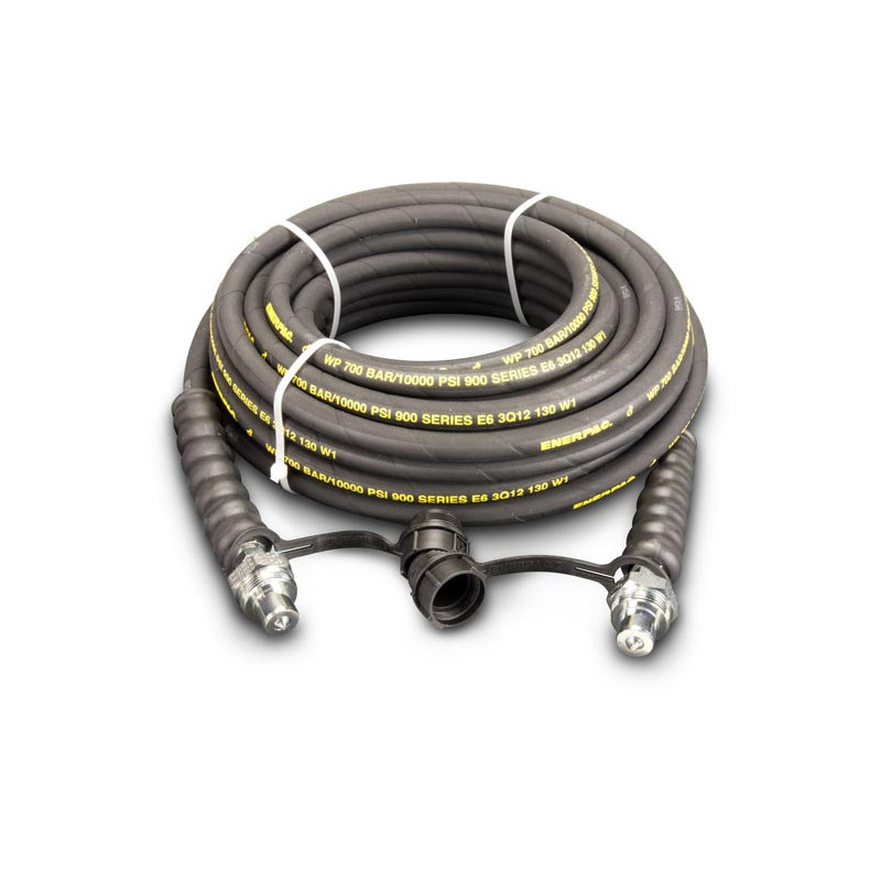 HC9206C, 6 ft., Heavy-duty Rubber High Pressure Hydraulic Hose, .25 in. Internal Diameter