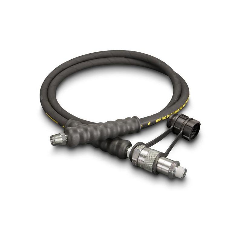 HC9210B, 10 ft., Heavy-duty Rubber High Pressure Hydraulic Hose, .25 in. Internal Diameter