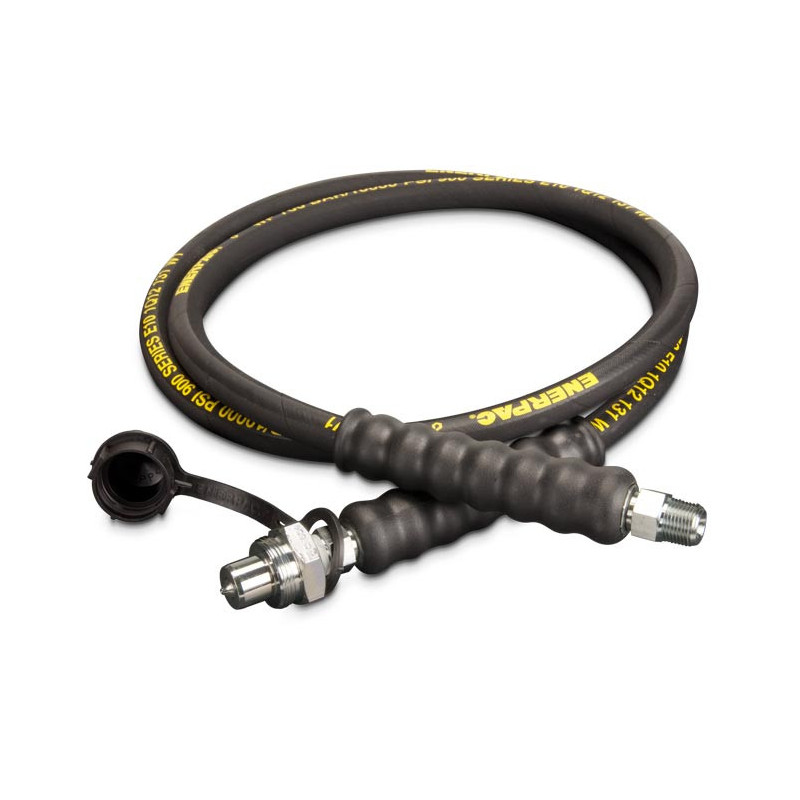 HC9306, 6 ft., Heavy-duty Rubber High Pressure Hydraulic Hose, .38 in. Internal Diameter