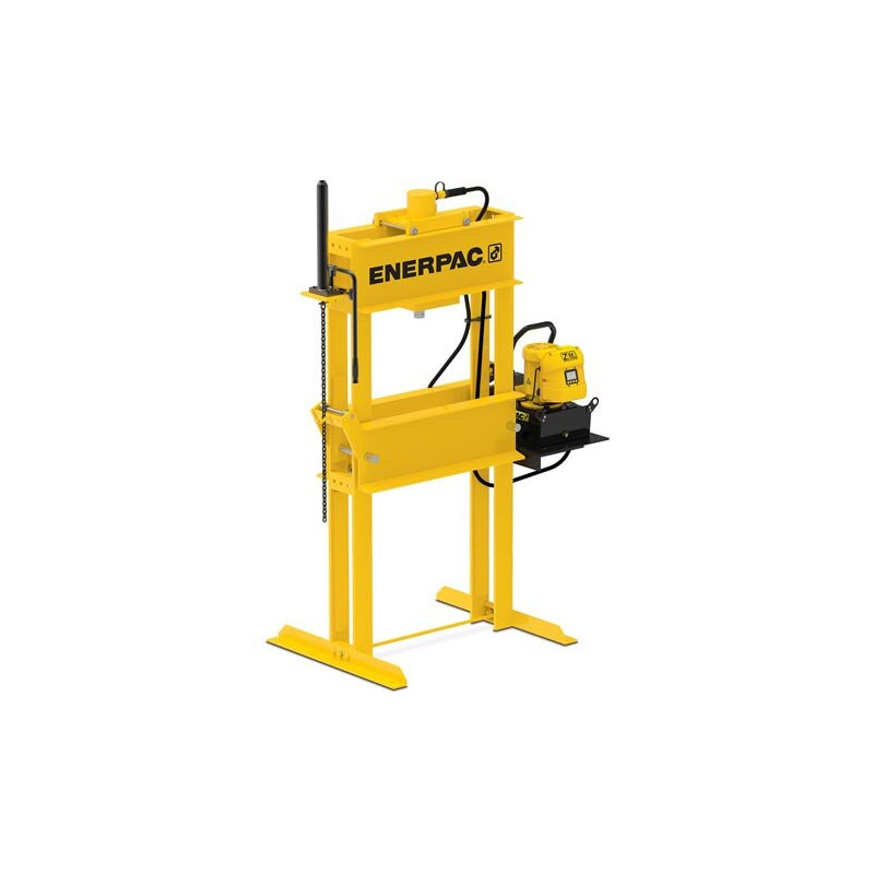 IPE5010, 50 Ton, H-Frame Hydraulic Press with RC5013 Single-Acting Cylinder and ZE4320SBN Electric Pump