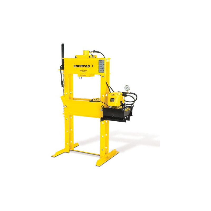 IPE15065, 150 Ton, H-Frame Hydraulic Press with RR15013 Double-Acting Cylinder and ZE5420SGN Electric Pump