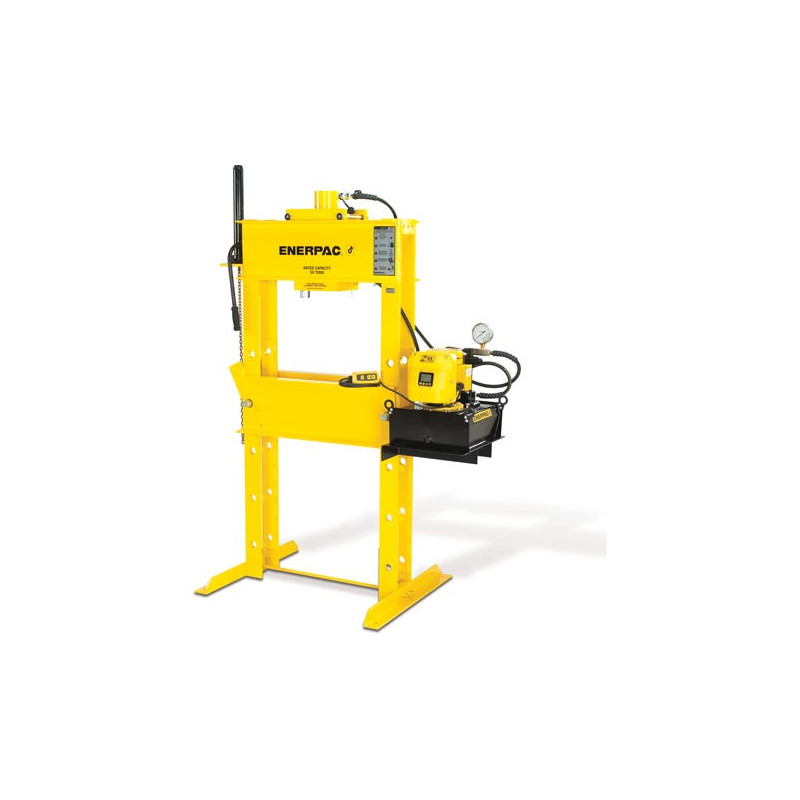 IPE3060, 30 Ton, H-Frame Hydraulic Press with RR3014 Double-Acting Cylinder and ZE3410SBN Electric Pump