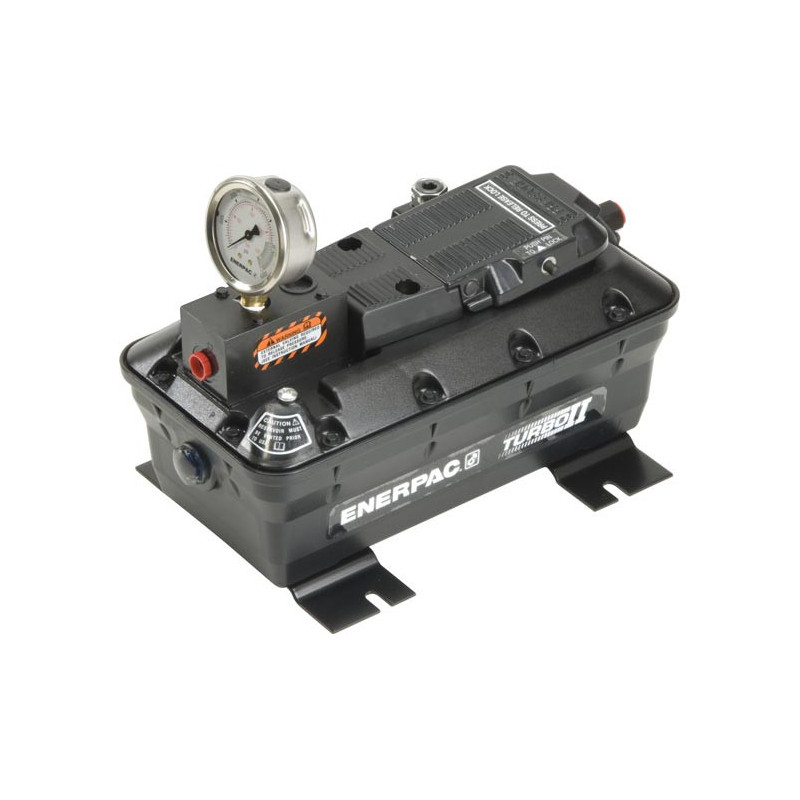 PACG3002SB, Turbo II Air Hydraulic Pump, Remote Valve Mount, 180 in3/min Oil Flow at 100 psi