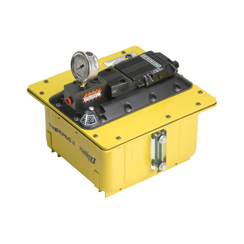PACG30S8S, Turbo II Air Hydraulic Pump, Remote Valve Mount, 180 in3/min Oil Flow at 100 psi