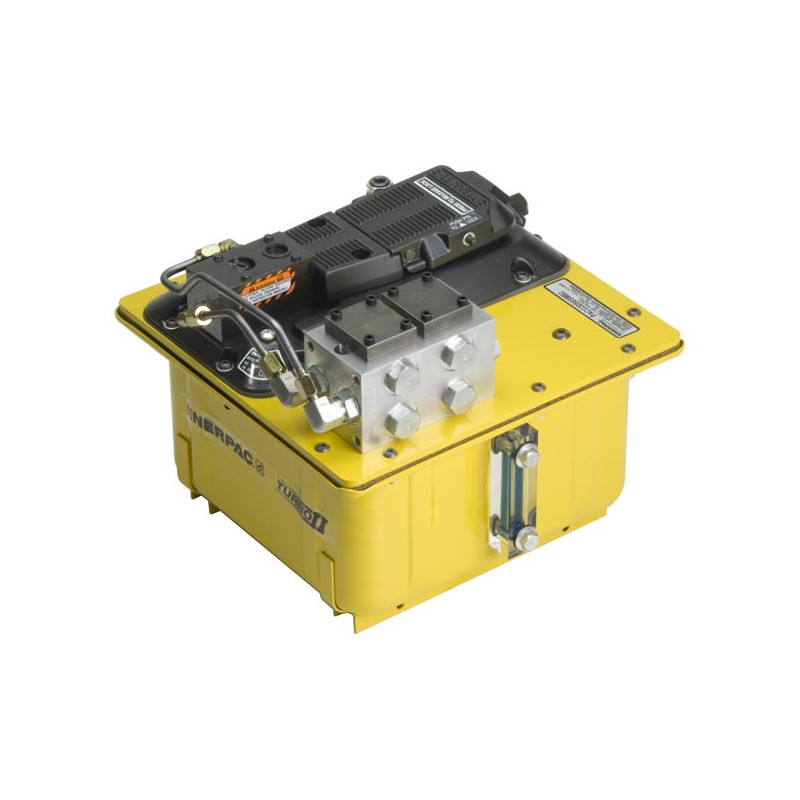  Turbo II Air Hydraulic Pump, Support pour deux vannes DO3, débit d’huile de 120 po3 / min à 100 psi