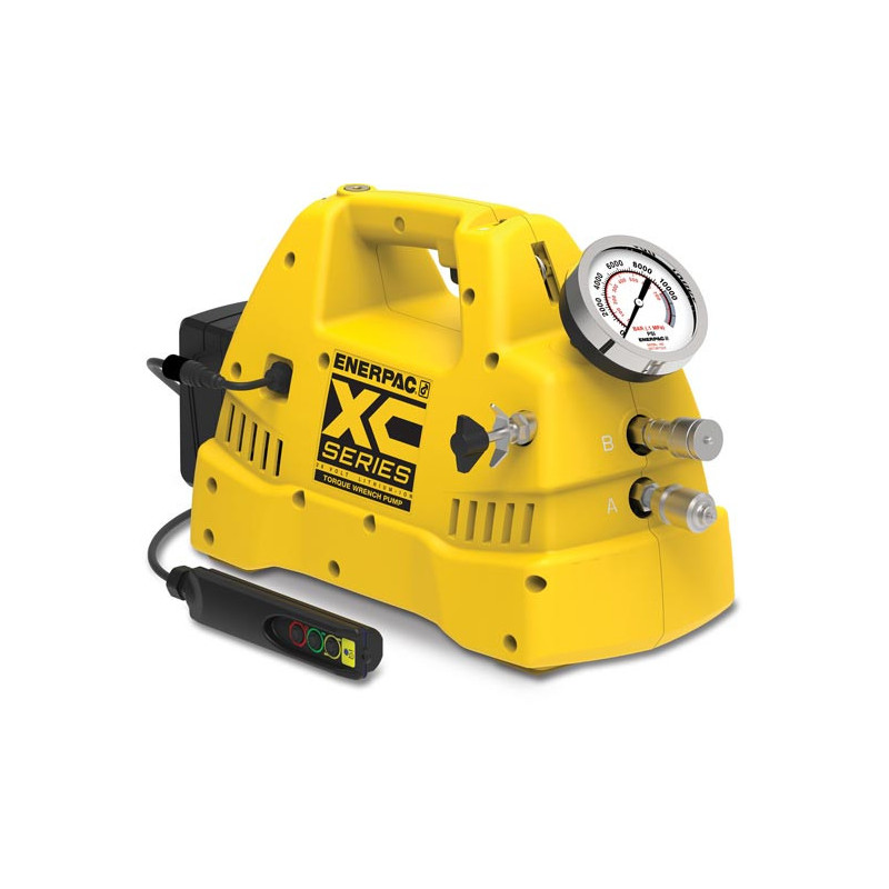XC1502TB, Cordless Hydraulic Torque Wrench Pump, 120 in3 Usable Oil, 2 Batteries and 115V Charger Included