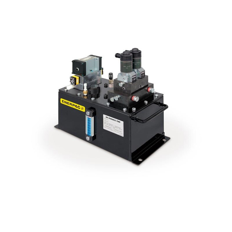 ZAJ06505S2C, Air Hydraulic Pump, Dual 3/2 Solenoid Valve, 62 in3 min Oil Flow at 2,000 psi