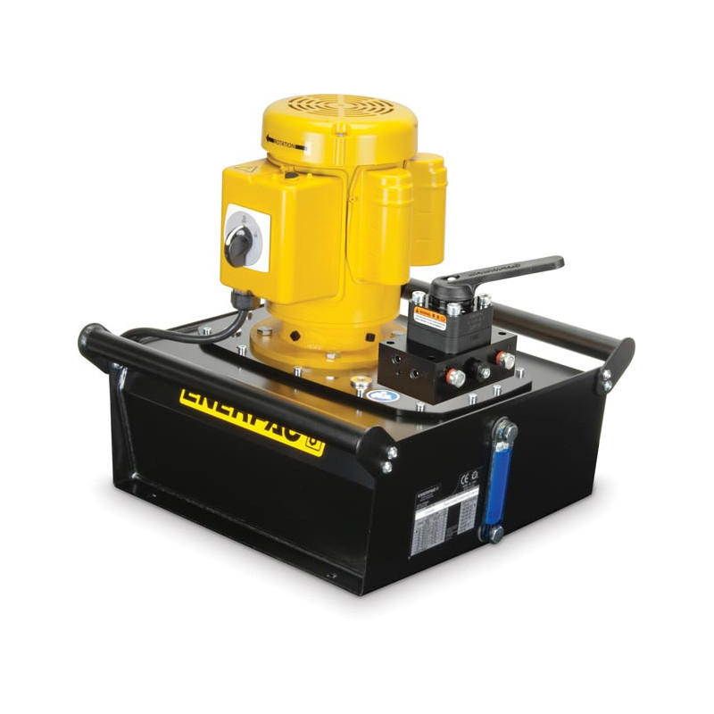 ZE3408MB, Electric Hydraulic Pump, 3/3 Manual Valve, without Electric Box or LCD, 2.0 gallon Usable Oil, 40 in3/min Oil Flow at