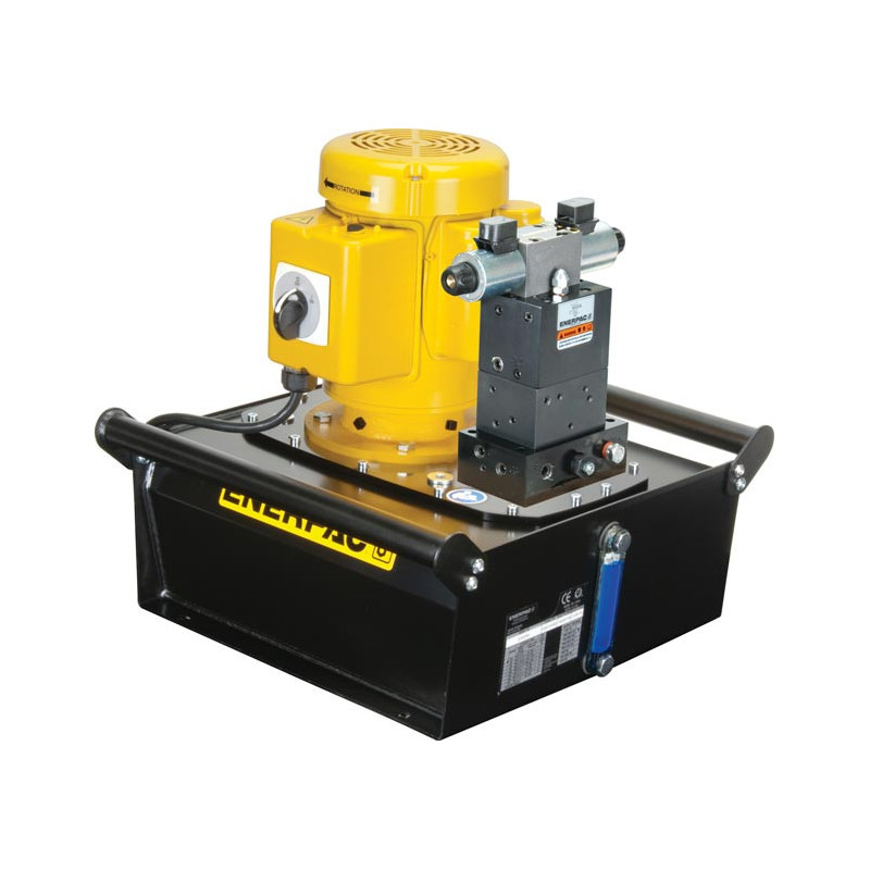 ZE3440SB, Electric Hydraulic Pump, 4/3 Solenoid Valve, Electric Box and LCD, 10.0 gallon Usable Oil, 40 in3/min Oil Flow at 10,