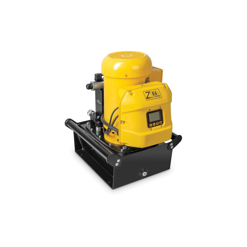 Pompe hydraulique électrique pour cisailles EDCH, distributeur manuel, 10 litres d'huile utilisable, 440V - moteur 3 ph