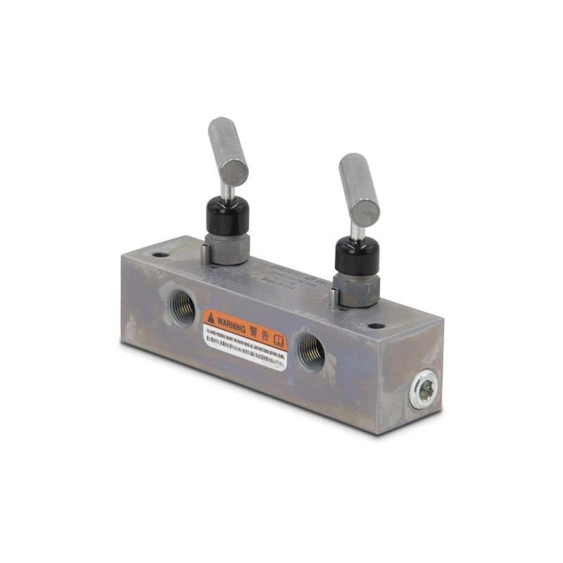 AM21, Split Flow Hydraulic Manifold, 1 inlet, 2 outlet ports