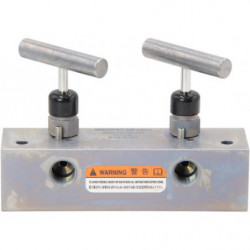 AM21, Split Flow Hydraulic Manifold, 1 inlet, 2 outlet ports