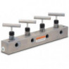 Control Manifolds For control of two or four single-acting cylinders simultaneously. 7 ports 3/8" NPTF.