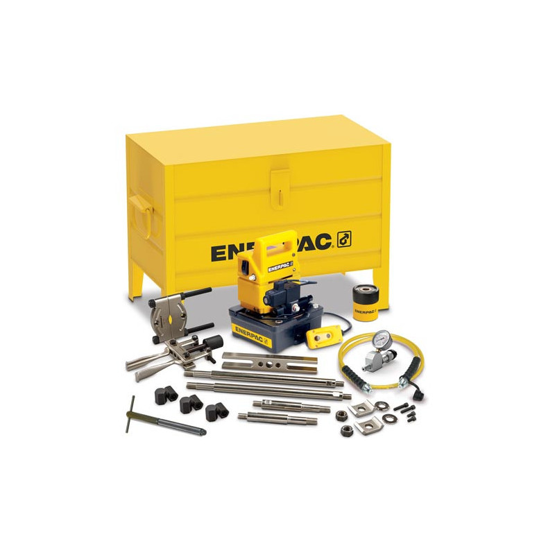 BHP162EB, 7 Ton, Hydraulic Cross Bearing Puller Set with Electric Pump 115 V