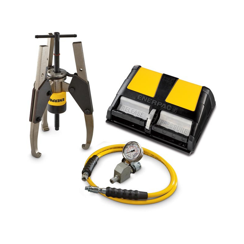 GPS14A, 14 Ton, Hydraulic Sync Grip Puller Set with Air Pump