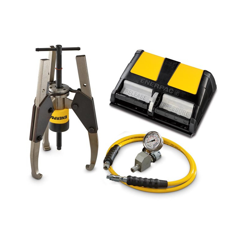 GPS24A, 24 Ton, Hydraulic Sync Grip Puller Set with Air Pump