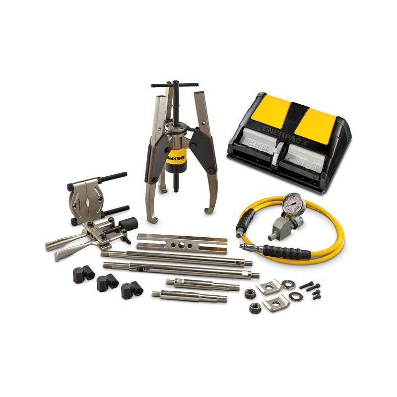 MPS14A, 14 Ton, Hydraulic Sync Grip Master Puller Set with Air Pump