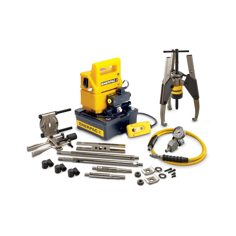 MPS14EB, 14 Ton, Hydraulic Sync Grip Master Puller Set with Electric Pump 115V