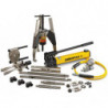 MPS14H, 14 Ton, Hydraulic Sync Grip Master Puller Set with Hand Pump