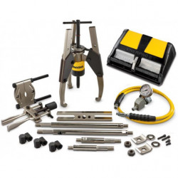 MPS24A, 24 Ton, Hydraulic Sync Grip Master Puller Set with Air Pump