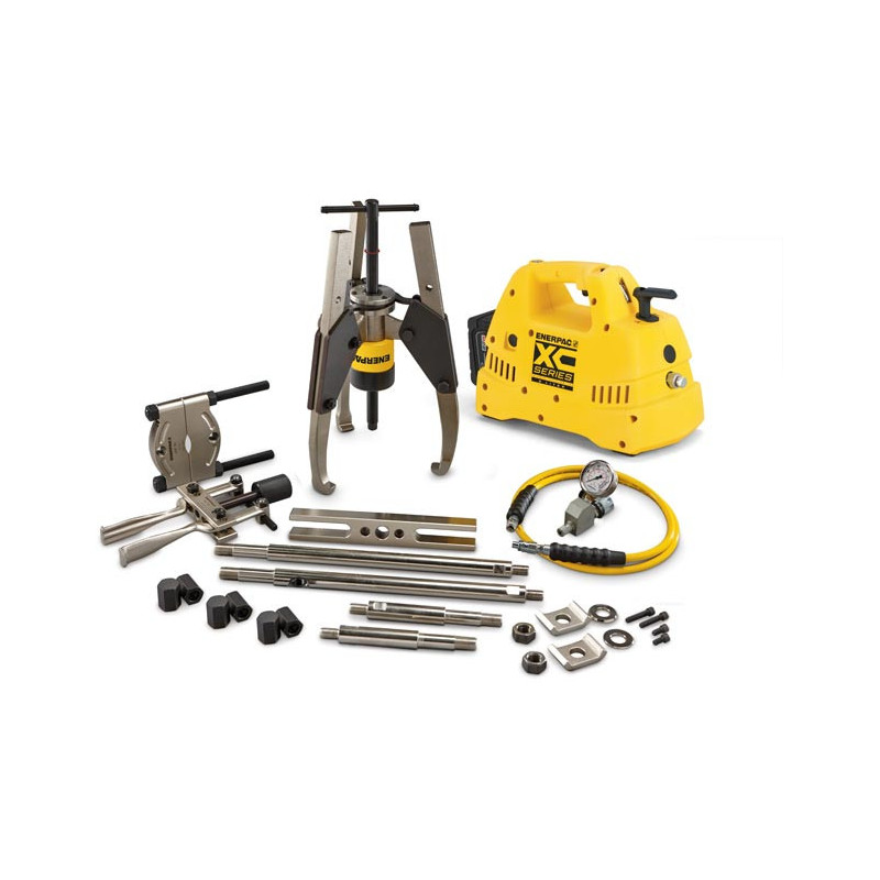 MPS36CB, 36 Ton, Hydraulic Sync Grip Master Puller Set with Cordless Pump 115V