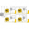 Split-Flow Pump Kit for Networked SFP-Pumps in Standard Operation