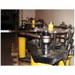 E495, Manual Torque Multiplier, Reaction Plate, 8000 ft. lbs Torque, 1 1/2 in. Square Drive